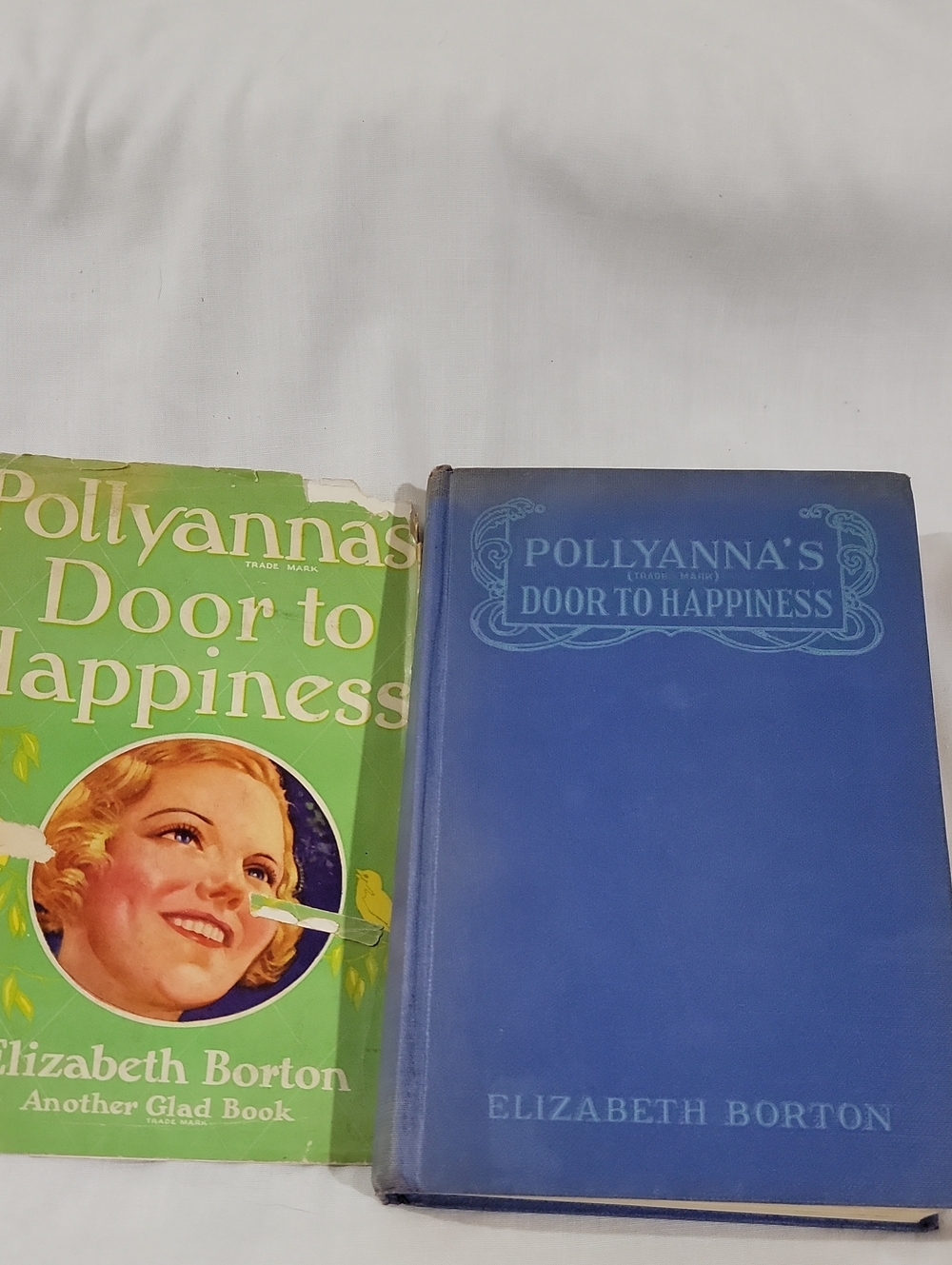 Vintage 1936 Pollyanna's Door to Happiness by Elizabeth Borton Hardcover